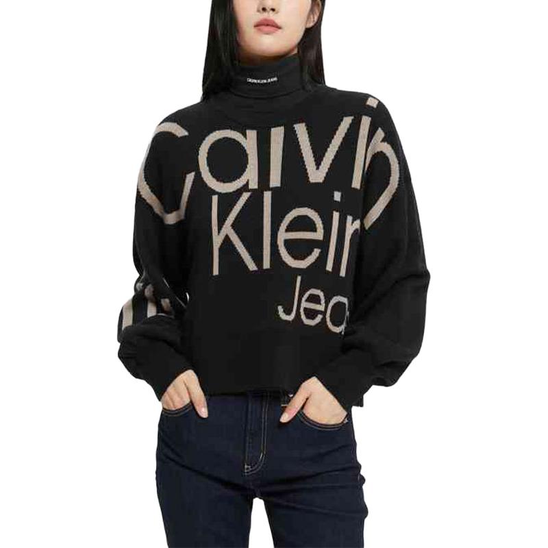 Calvin Klein Eye-Catching Letter Jacquard Lantern Sleeve Pullover Sweater Women sweater Black J220010-BEH XS
Calvin Klein Eye-Catching Letter Jacquard Lantern Sleeve Pullover Sweater Women sweater Black J220010-BEH XS