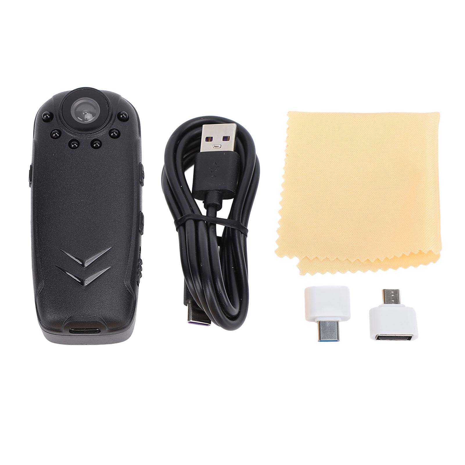 Body Worn Camera 1080P 130 Degree Wide Angle Loop Recording Portable Night Vision Wearable Body Cam 32GB
Body Worn Camera 1080P 130 Degree Wide Angle Loop Recording Portable Night Vision Wearable Body Cam 32GB
