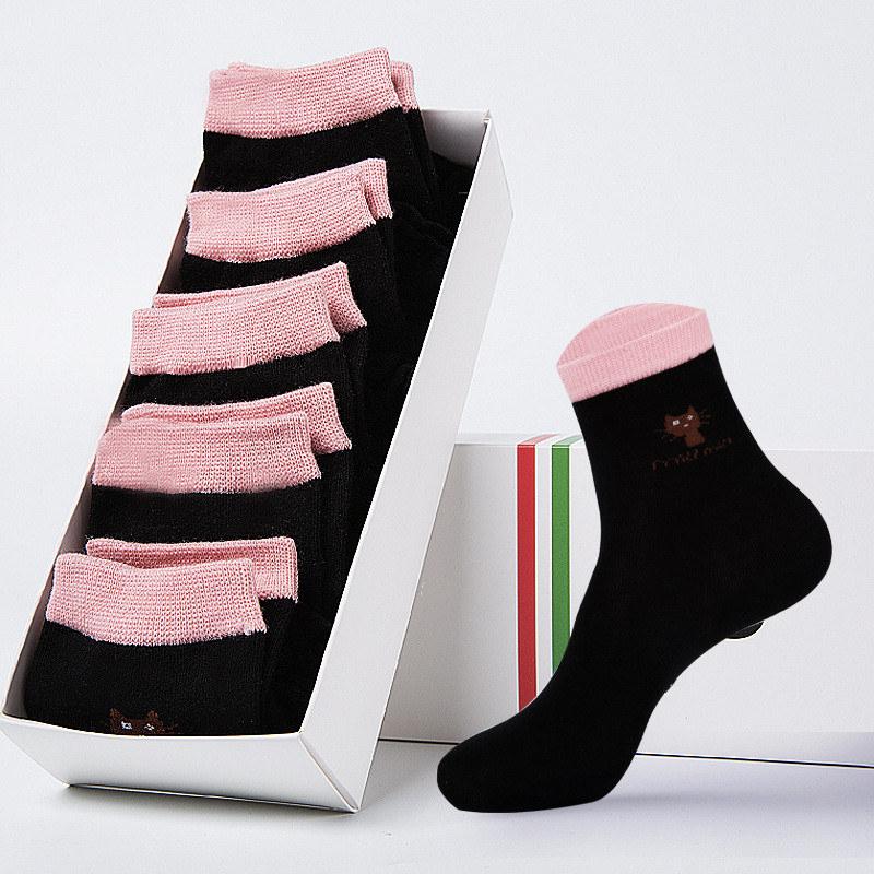 5 Pairs Set Cotton Women S Socks Breathable Funny Kawaii Socks For Women Crew Sock Cartoon Calcetines Mujer Chaussettes Femmes EU 35-41
5 Pairs Set Cotton Women S Socks Breathable Funny Kawaii Socks For Women Crew Sock Cartoon Calcetines Mujer Chaussettes Femmes EU 35-41