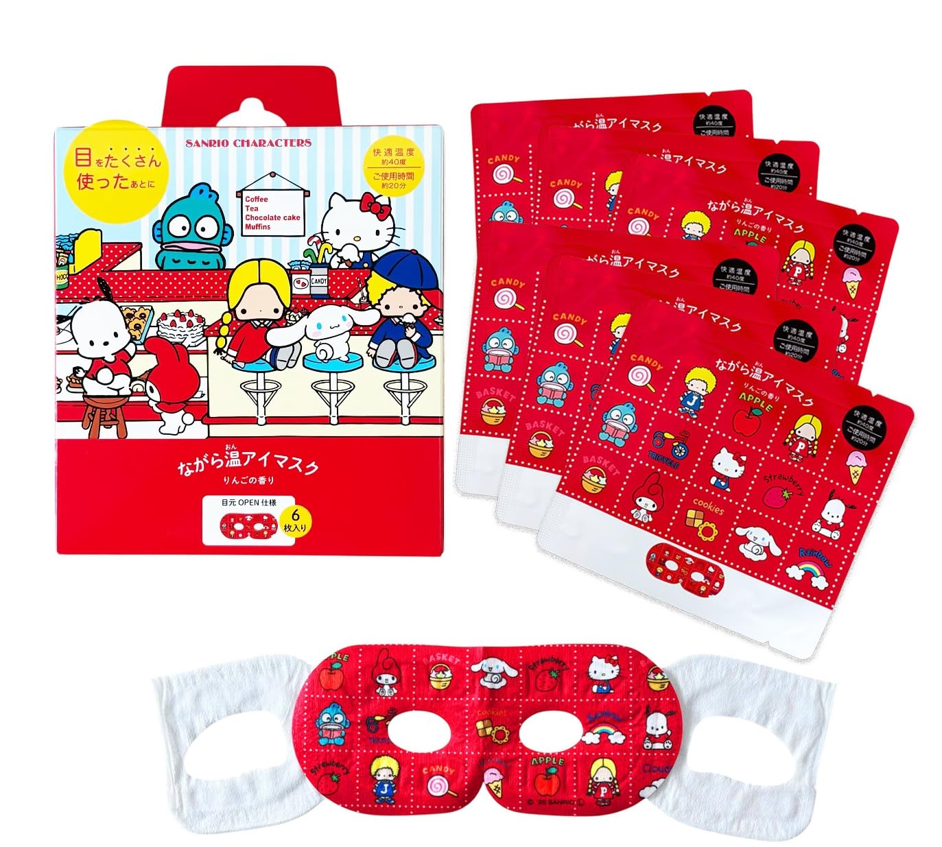 Honyarado Sanrio Characters Eye Mask, 6-Pack, RLK38964
Honyarado Sanrio Characters Eye Mask, 6-Pack, RLK38964
