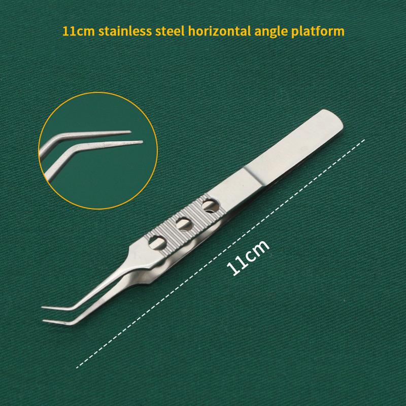 Titanium/Stainless Steel Ophthalmic Forceps - Toothed Microsurgical Tweezers for Double Eyelid Surgery
Titanium/Stainless Steel Ophthalmic Forceps - Toothed Microsurgical Tweezers for Double Eyelid Surgery