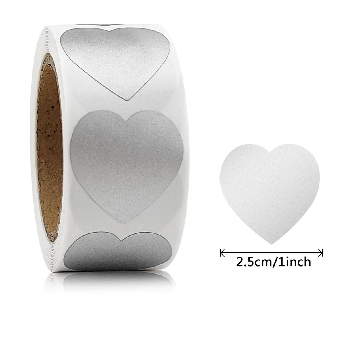 300 Pcs 1 Round Heart Scratch Off Stickers Labels Self Adhesive Labels for Lottery Tickets DIY, Raffle Ticket Games Creating
300 Pcs 1 Round Heart Scratch Off Stickers Labels Self Adhesive Labels for Lottery Tickets DIY, Raffle Ticket Games Creating