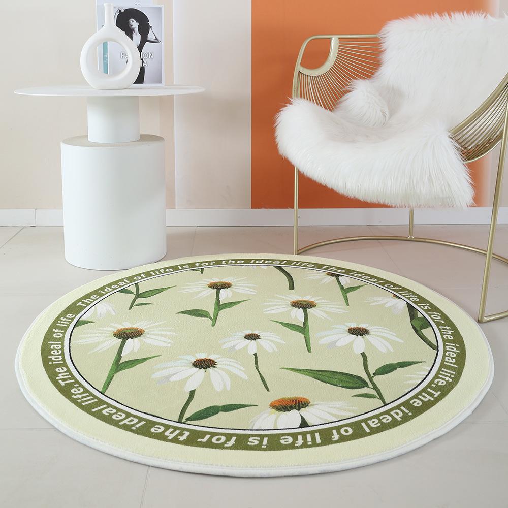 Living Room Circular Carpet Floor Mat Washable Soft Mat Bedroom Foldable Living Room Floor Mat 60cm diameter
Living Room Circular Carpet Floor Mat Washable Soft Mat Bedroom Foldable Living Room Floor Mat 60cm diameter