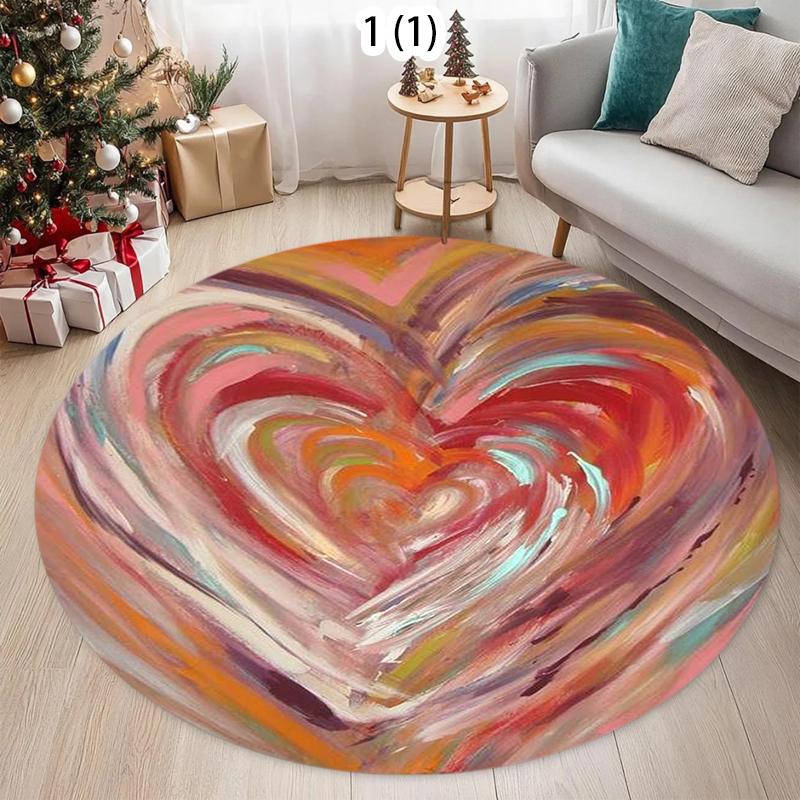 Chic Artistic Heart & Galaxy Round Area Rug Non-slip Decorative Carpet Warm Soft Floor Mat for Living Room Bedroom 80cm x 80cm
Chic Artistic Heart & Galaxy Round Area Rug Non-slip Decorative Carpet Warm Soft Floor Mat for Living Room Bedroom 80cm x 80cm