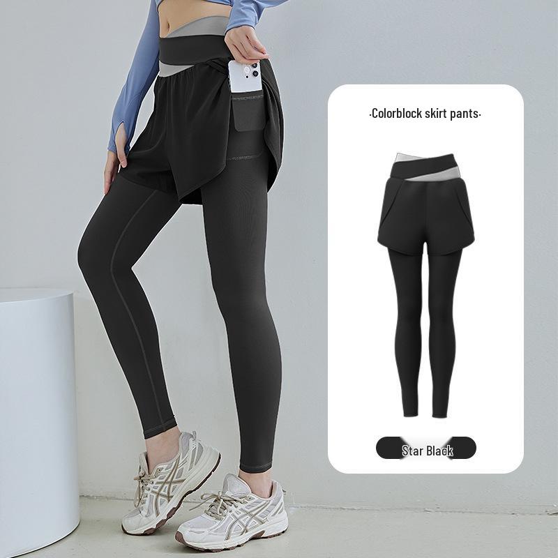 Juyitang High Waist Color Block Yoga Pants with Pockets L
Juyitang High Waist Color Block Yoga Pants with Pockets L