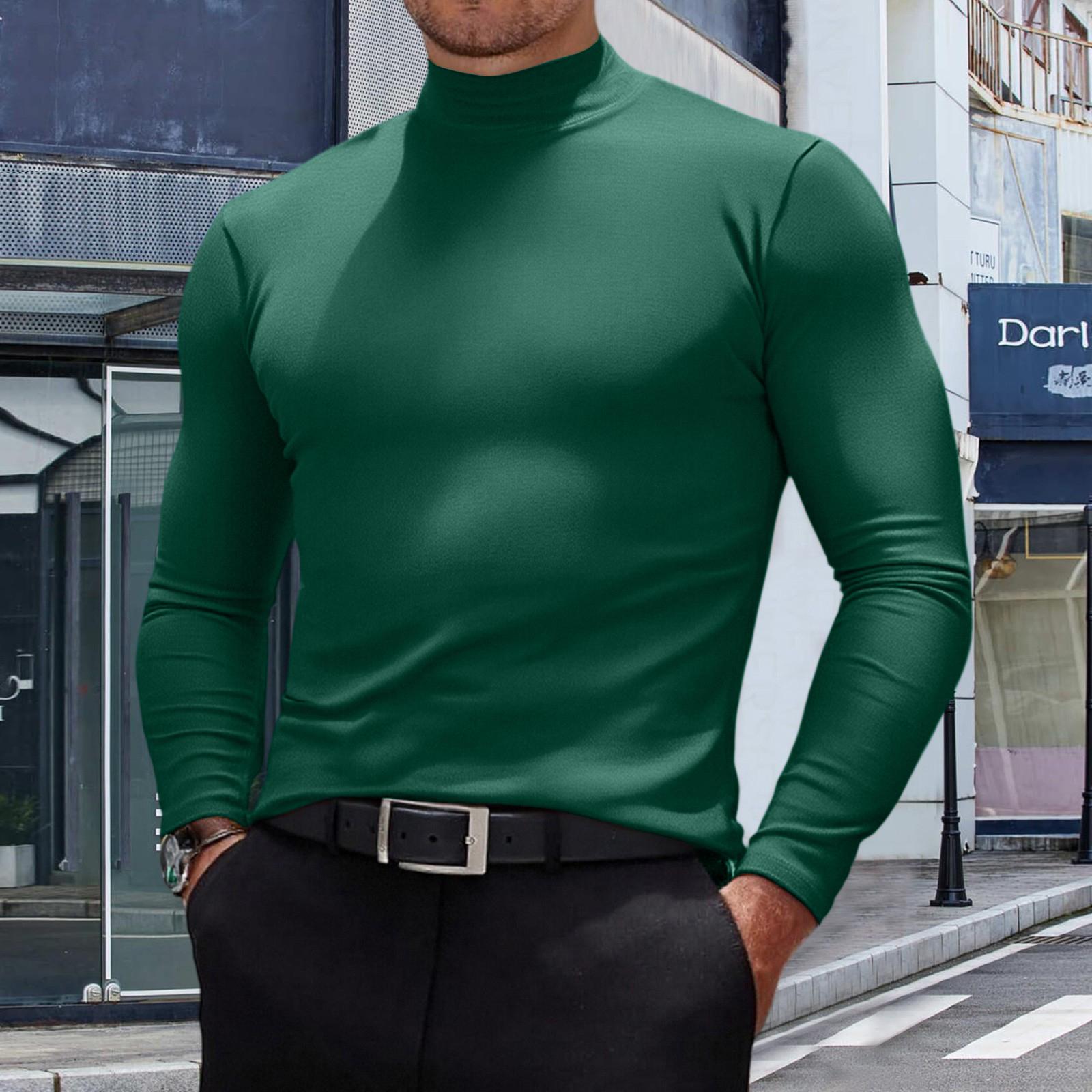 Men s Casual Slim Fit Basic Tops Lightweight Turtleneck Pullover Shirt S
Men s Casual Slim Fit Basic Tops Lightweight Turtleneck Pullover Shirt S