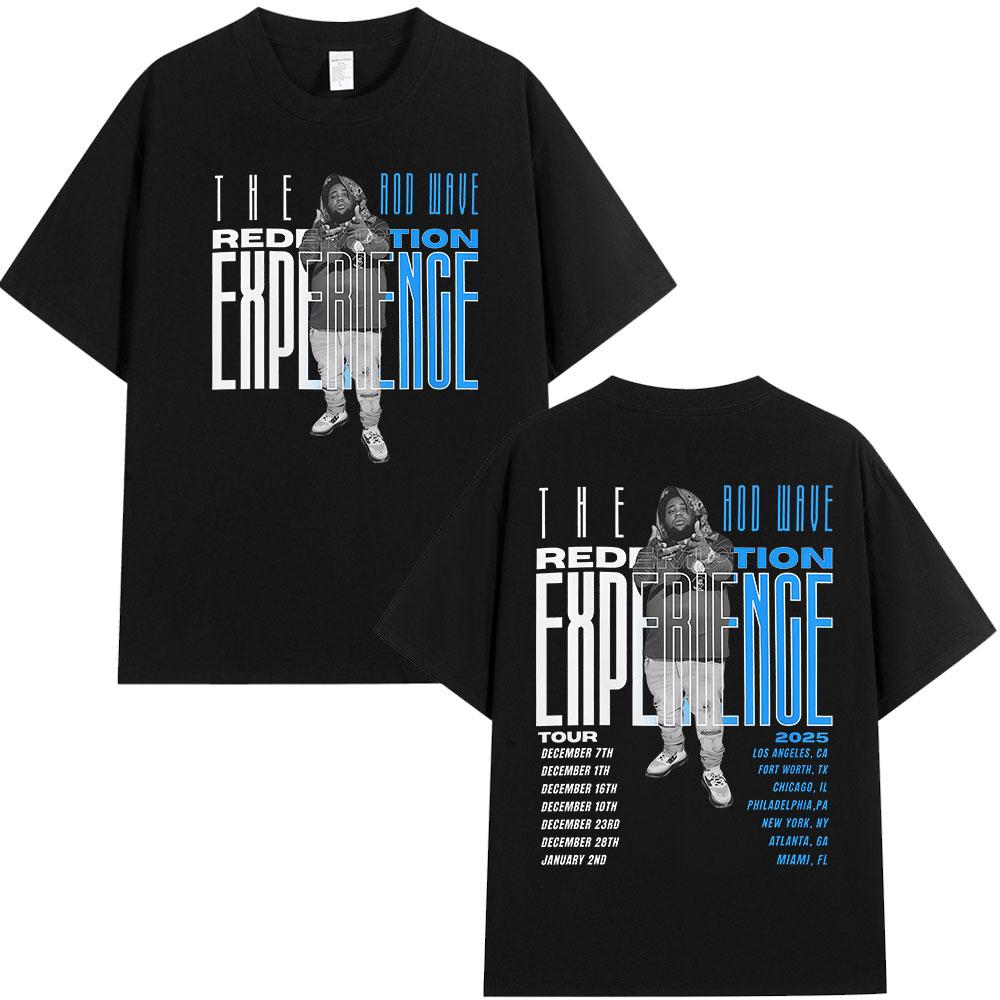 Rapper Rod Wave The Redemption Experience Tour Merch Tshirt Men Hip Hop Fashion Short Sleeve Oversized Tshirt Street Wear Y2K M
Rapper Rod Wave The Redemption Experience Tour Merch Tshirt Men Hip Hop Fashion Short Sleeve Oversized Tshirt Street Wear Y2K M