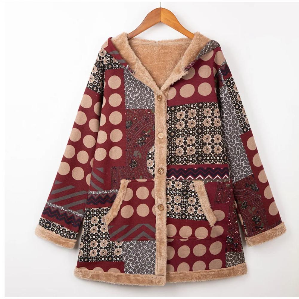 Зимнее винтажное женское пальто, теплая толстая флисовая куртка с капюшоном и карманами, свободные куртки S
Зимнее винтажное женское пальто, теплая толстая флисовая куртка с капюшоном и карманами, свободные куртки S