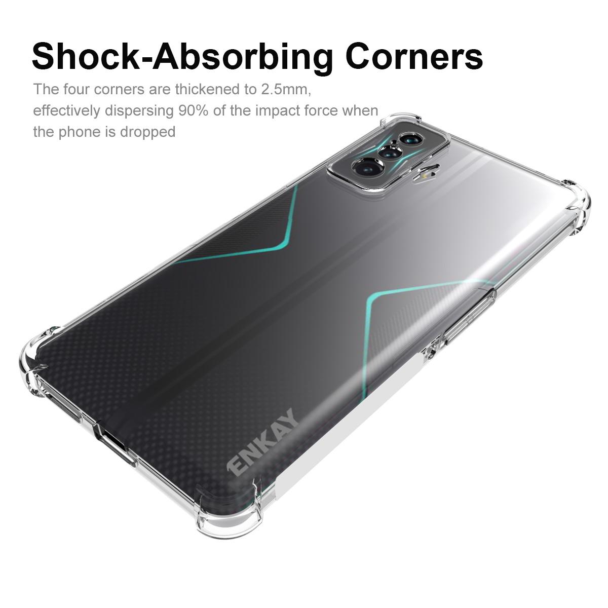 ENKAY HAT PRINCE TPU Cover for Xiaomi Poco F4 GT/Redmi K50 Gaming 5G Crystal Clear Phone Case Four Corner Shockproof A
ENKAY HAT PRINCE TPU Cover for Xiaomi Poco F4 GT/Redmi K50 Gaming 5G Crystal Clear Phone Case Four Corner Shockproof A