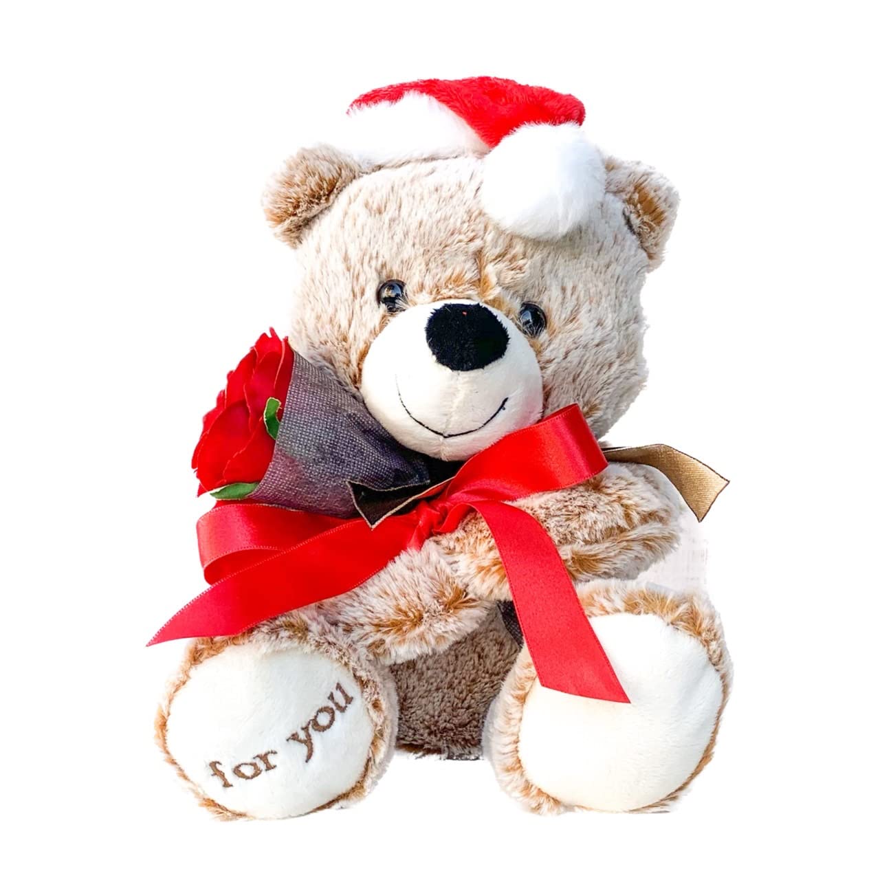 Christmas Full Reel Bouquet Bear Plush Toy with Artificial W230 x H250 x Lulu s Flowers, Size D200mm, Santa, Lulu s-0529
Christmas Full Reel Bouquet Bear Plush Toy with Artificial W230 x H250 x Lulu s Flowers, Size D200mm, Santa, Lulu s-0529