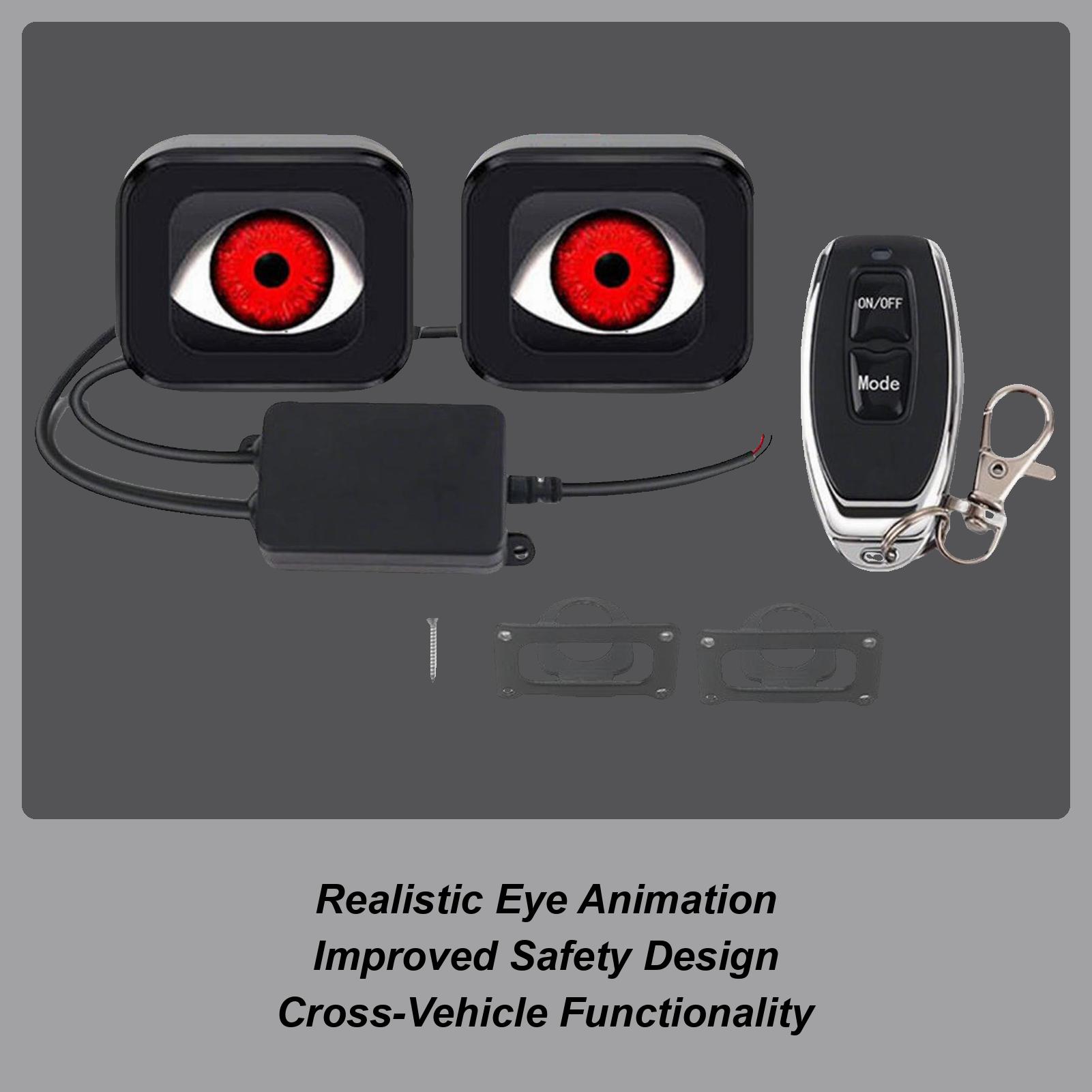 Motorcycle LED Eye Lights 12-36V Animated 6-Mode Waterproof Remote Control Motorcycle Headlight Safety Lights For Electric CHINA
Motorcycle LED Eye Lights 12-36V Animated 6-Mode Waterproof Remote Control Motorcycle Headlight Safety Lights For Electric CHINA