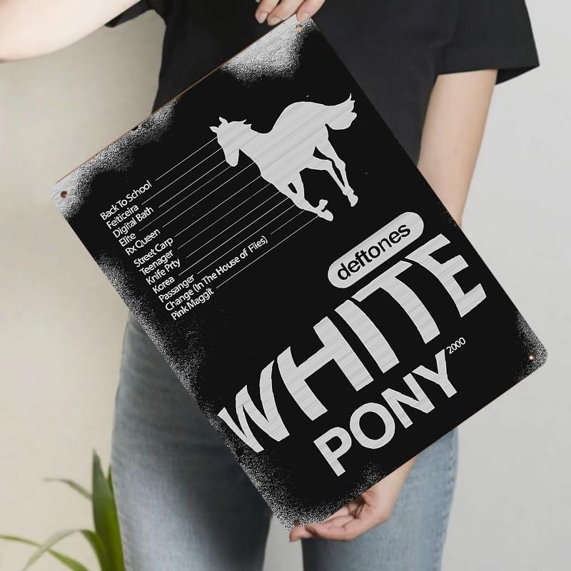Deftones White Pony Album Cover Custom Metal Tin Sign Vintage Music Art Decor 20x30cm(7.8x11.8inch)
Deftones White Pony Album Cover Custom Metal Tin Sign Vintage Music Art Decor 20x30cm(7.8x11.8inch)