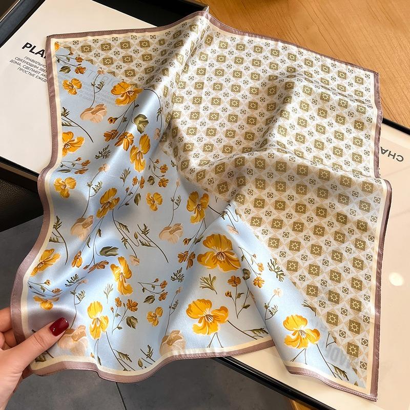 68cm Small Yellow Flower Pattern Silk Scarf Women Simulated Silk Fresh and Fashionable Versatile Headscarf Scarf and Shawl жёлтый
68cm Small Yellow Flower Pattern Silk Scarf Women Simulated Silk Fresh and Fashionable Versatile Headscarf Scarf and Shawl жёлтый