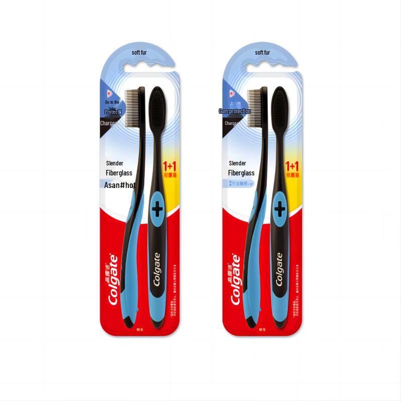 Colgate Slim Soft Charcoal Toothbrush, 4-Pack
Colgate Slim Soft Charcoal Toothbrush, 4-Pack