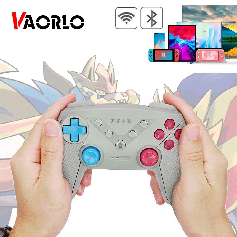 Беспроводной контроллер VAORLO для SwitchPro, Bluetooth-геймпад для Nintendo Switch, ПК, джойстик с двойной вибрацией, профессиональный геймпад без задержек
Беспроводной контроллер VAORLO для SwitchPro, Bluetooth-геймпад для Nintendo Switch, ПК, джойстик с двойной вибрацией, профессиональный геймпад без задержек