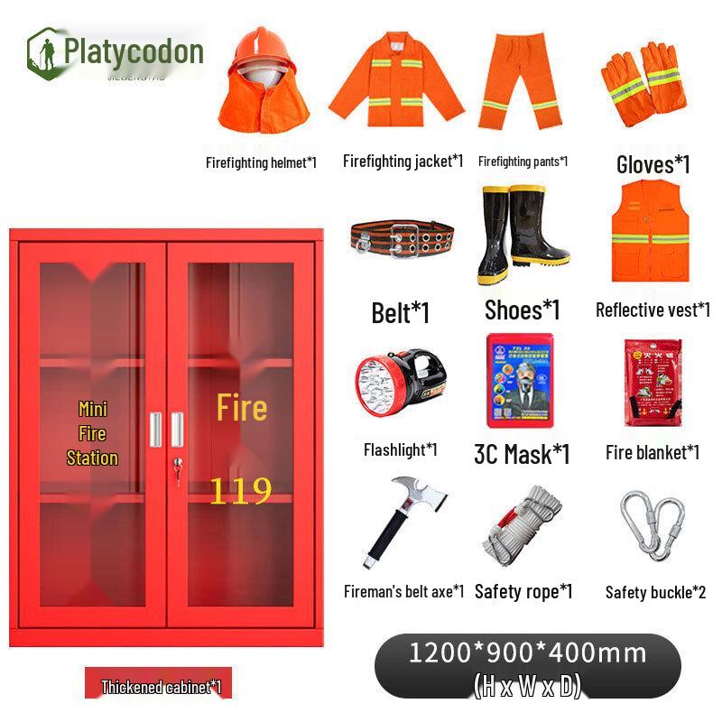 Micro Fire Station Emergency Cabinet & Supplies Set
Micro Fire Station Emergency Cabinet & Supplies Set