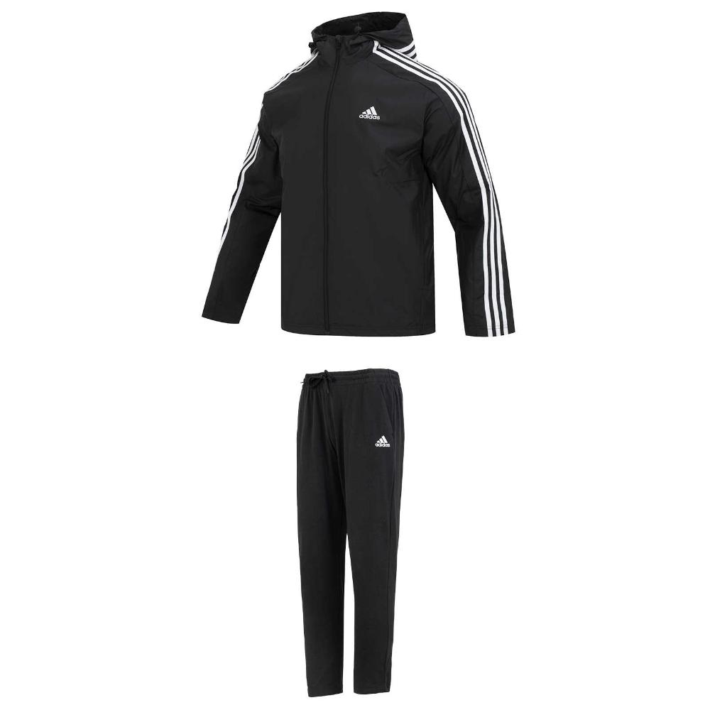 Adidas Woven Quick-Dry Hooded Zip Jacket And High-Waisted Drawstring Long Pants Casual Sports Set Men Sets Black IB0381+IC9409 M
Adidas Woven Quick-Dry Hooded Zip Jacket And High-Waisted Drawstring Long Pants Casual Sports Set Men Sets Black IB0381+IC9409 M