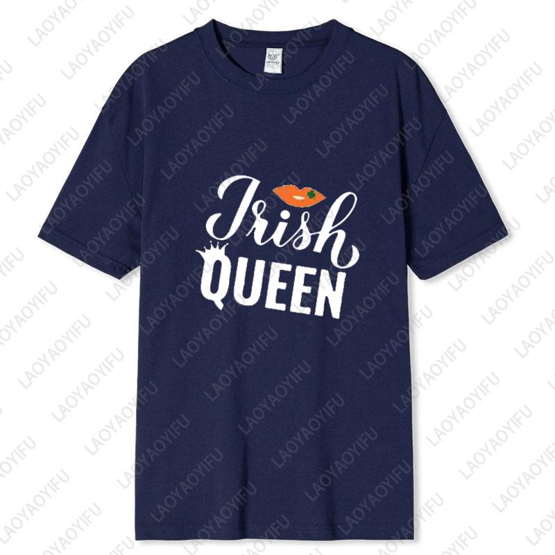 St Patricks Day King and Queen Printed Cotton TShirt Matching Couple Outfit Lovers Shamrock Husband Wife Tee Mr and Mrs Tops 4XL
St Patricks Day King and Queen Printed Cotton TShirt Matching Couple Outfit Lovers Shamrock Husband Wife Tee Mr and Mrs Tops 4XL