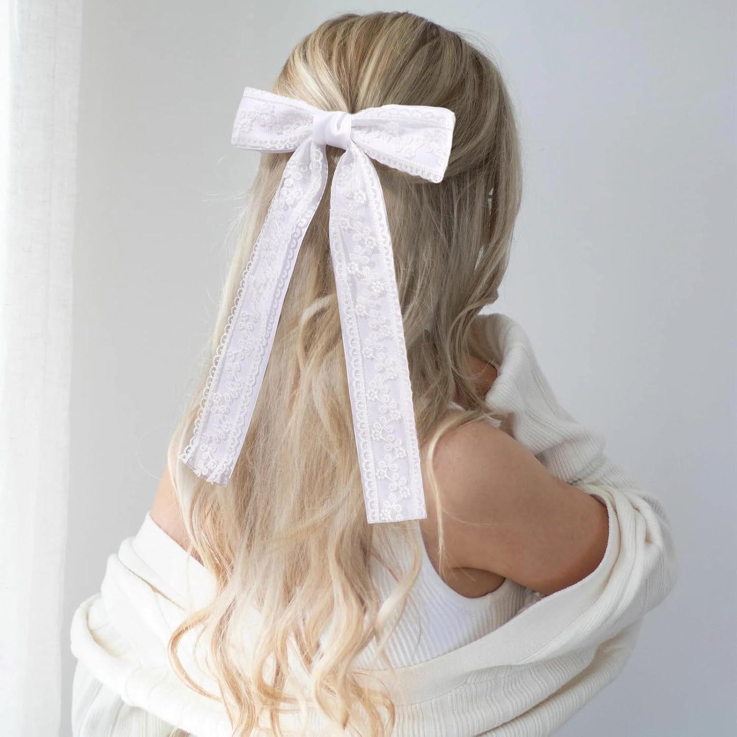 Elegant Lace Double Layer Ribbon Bow Hairpins Women Girls Hair Clips Wedding Accessories Hairclip Headwear Headdress Ornament about 13x25 cm
Elegant Lace Double Layer Ribbon Bow Hairpins Women Girls Hair Clips Wedding Accessories Hairclip Headwear Headdress Ornament about 13x25 cm