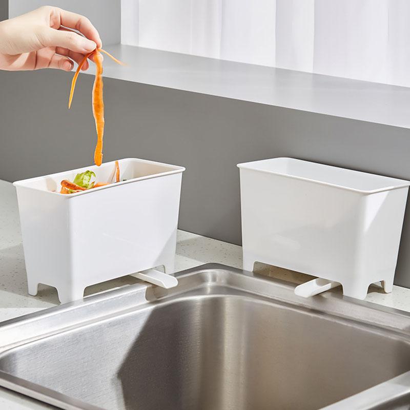 Kitchen Waste Bin with Filter for Food Residue and Soup, Sink-side Recycling Bin белый
Kitchen Waste Bin with Filter for Food Residue and Soup, Sink-side Recycling Bin белый