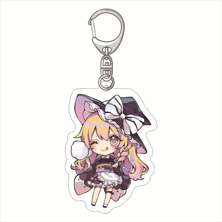 6CM Touhou Project Project Shrine Maiden Hakurei Reimu Kirisame Marisa Cute Keychain SD Acrylic Key Chain Keyring 6 cm
6CM Touhou Project Project Shrine Maiden Hakurei Reimu Kirisame Marisa Cute Keychain SD Acrylic Key Chain Keyring 6 cm