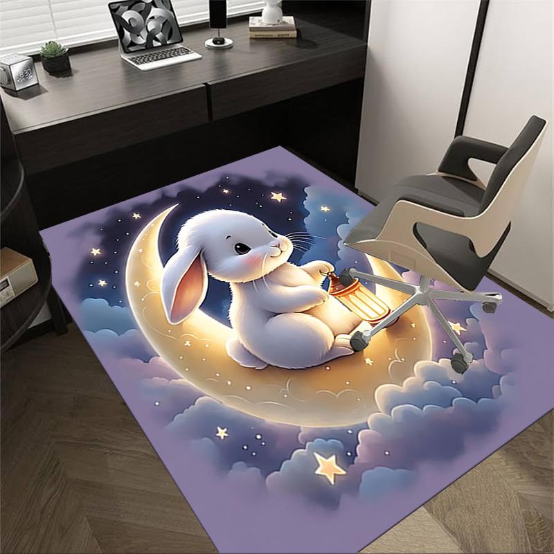 1pc rabbit moon Carpet Office Rug Outdoor Mat Home Decor Area Carpet Festival Gift Office desk chair carpet 60cm by 90cm
1pc rabbit moon Carpet Office Rug Outdoor Mat Home Decor Area Carpet Festival Gift Office desk chair carpet 60cm by 90cm