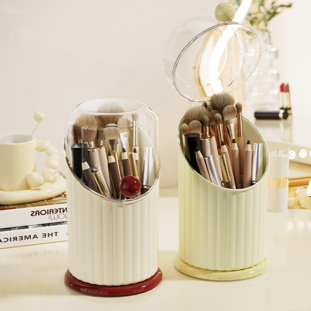 Rotatable Makeup Brushes Storage Box Dopamine Desktop Cosmetic Storage Container for Women Girls червоний
Rotatable Makeup Brushes Storage Box Dopamine Desktop Cosmetic Storage Container for Women Girls червоний