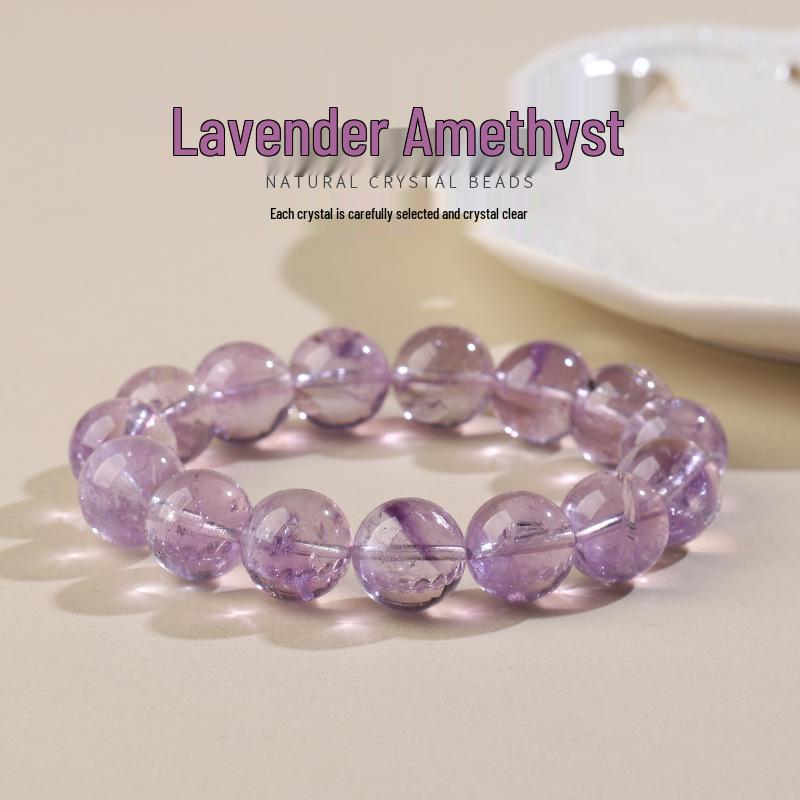Lavender Amethyst Round Bead Bracelet - Natural Ice Fairy Design 6mm 28-29 beads лавандовый/аметист
Lavender Amethyst Round Bead Bracelet - Natural Ice Fairy Design 6mm 28-29 beads лавандовый/аметист