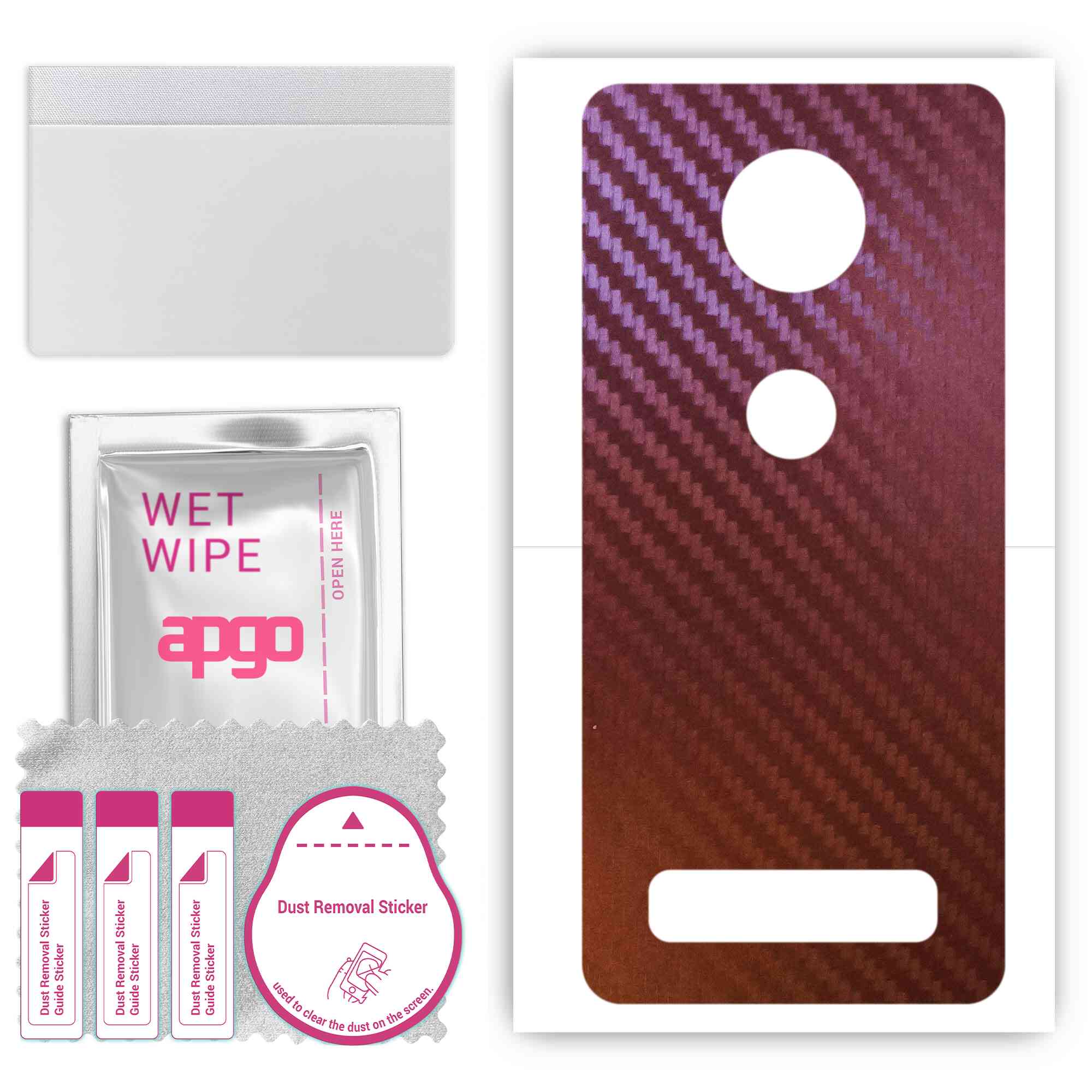 apgo skin sticker film foil vinyl for the BACK compatible with Motorola Moto Z4, scratch-resistant, easy to install - Carbon Chameleon CAKA5
apgo skin sticker film foil vinyl for the BACK compatible with Motorola Moto Z4, scratch-resistant, easy to install - Carbon Chameleon CAKA5
