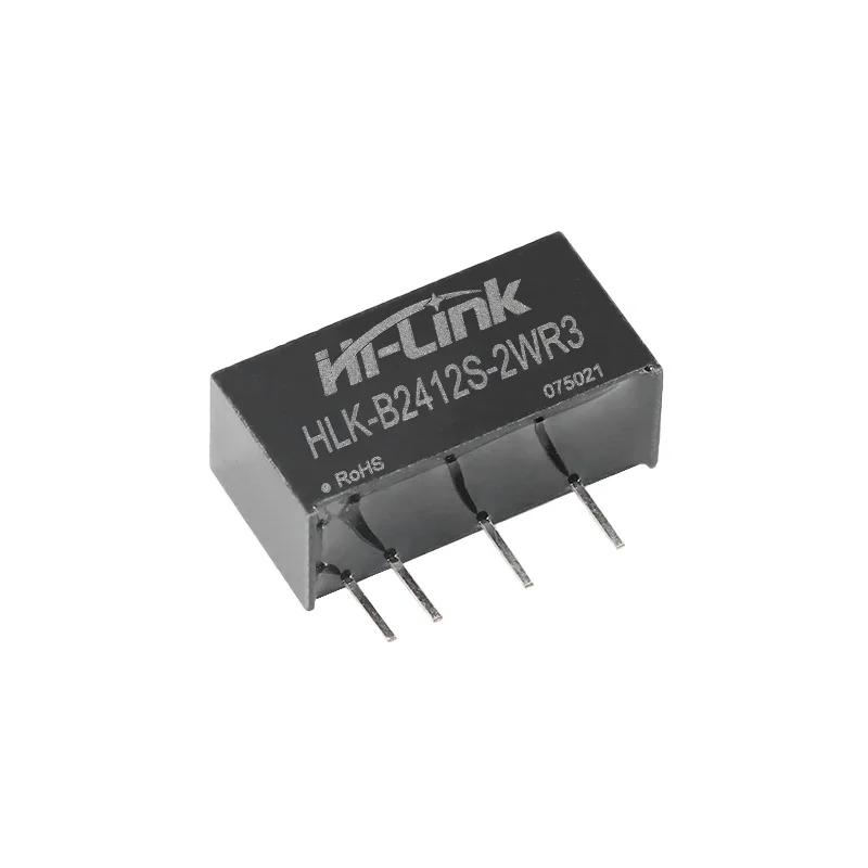 HLK-B2412S-2WR3 DC-DC Isolated power module 24V to 12V 166mA 2W short circuit protection Original module білий
HLK-B2412S-2WR3 DC-DC Isolated power module 24V to 12V 166mA 2W short circuit protection Original module білий
