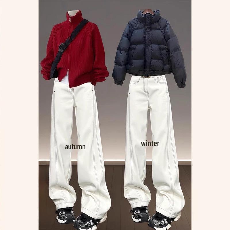 Women s Plus Size Fleece Lined Warm Slimming Jeans, Autumn/Winter Straight Leg and Wide Leg Pants for Pear Shaped Body” M
Women s Plus Size Fleece Lined Warm Slimming Jeans, Autumn/Winter Straight Leg and Wide Leg Pants for Pear Shaped Body” M
