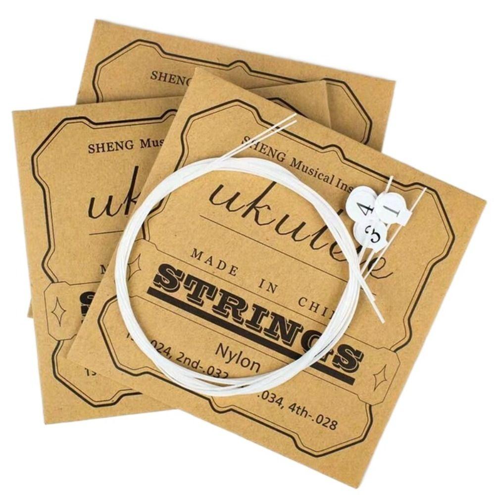 1 Set Universal Guitar Strings Nylon Classical Guitar Strings For 21 / 23 / 26-inch Ukulele
1 Set Universal Guitar Strings Nylon Classical Guitar Strings For 21 / 23 / 26-inch Ukulele