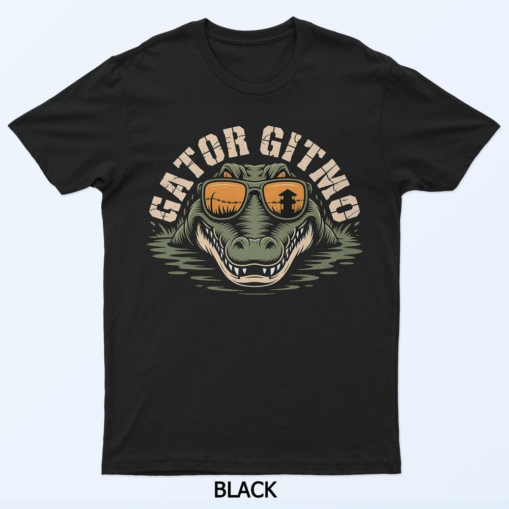 Gator Gitmo Alligator Sunglasses Watercolor appreal T-Shirt S
Gator Gitmo Alligator Sunglasses Watercolor appreal T-Shirt S