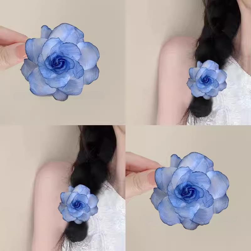 Fabric mesh rose hairpin Mori sweet bangs side duck bill clip super fairy niche high-end hair accessories woman
Fabric mesh rose hairpin Mori sweet bangs side duck bill clip super fairy niche high-end hair accessories woman