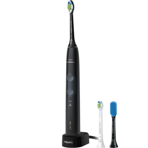 Электрическая зубная щетка Philips Sonicare Protect Clean Plus (White Plus/White Plus Compact/Щетка для языка в комплекте) HX6421/13 Черный
Электрическая зубная щетка Philips Sonicare Protect Clean Plus (White Plus/White Plus Compact/Щетка для языка в комплекте) HX6421/13 Черный