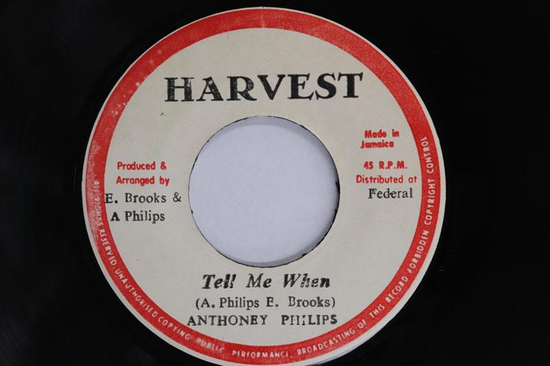 7-дюймовая пластинка ANTHONEY PHILIPS Tell Me When Версия NONE HARVEST Ямайка Регги Ска Даб Б/у
7-дюймовая пластинка ANTHONEY PHILIPS Tell Me When Версия NONE HARVEST Ямайка Регги Ска Даб Б/у
