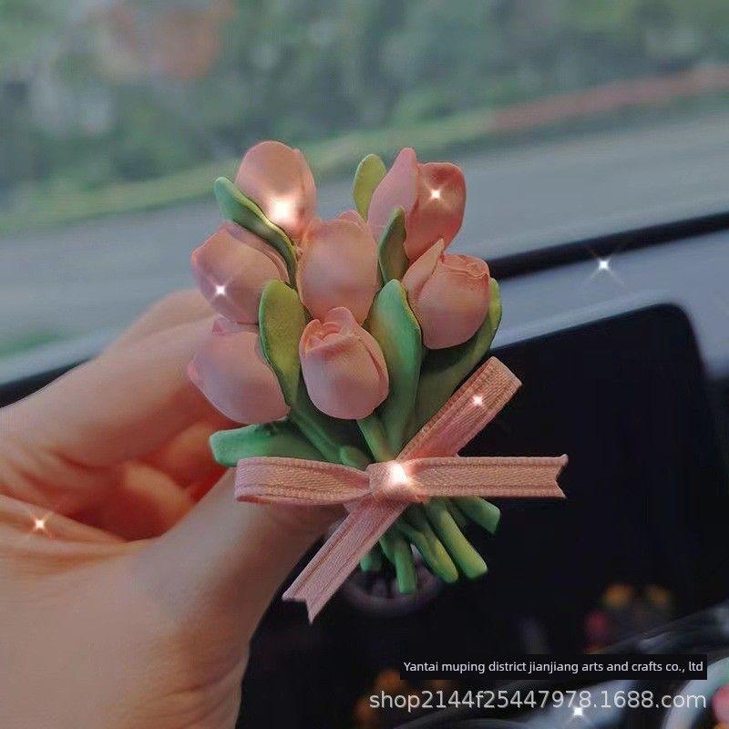 Butterfly Tulip Aromatherapy Fragrance Diffuser Stone, High-End Floral Car Decoration Interior Ornament Pink Tulips
Butterfly Tulip Aromatherapy Fragrance Diffuser Stone, High-End Floral Car Decoration Interior Ornament Pink Tulips