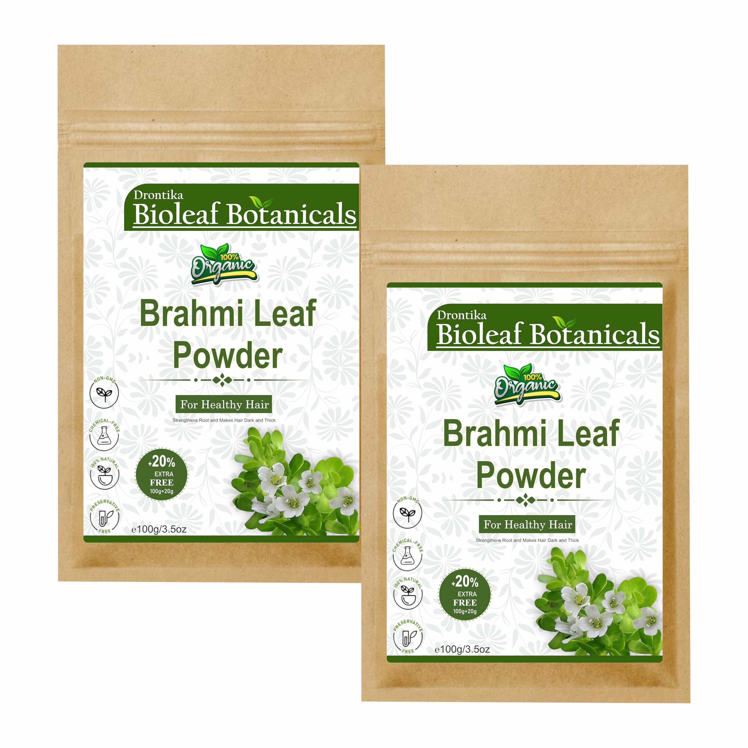 Bioleaf Botanicals Brahmi Powder | 100% Pure & Natural | For Hair Growth, Scalp Nourishment & Glowing Skin | Herbal Powder for Face & Hair Masks
Bioleaf Botanicals Brahmi Powder | 100% Pure & Natural | For Hair Growth, Scalp Nourishment & Glowing Skin | Herbal Powder for Face & Hair Masks