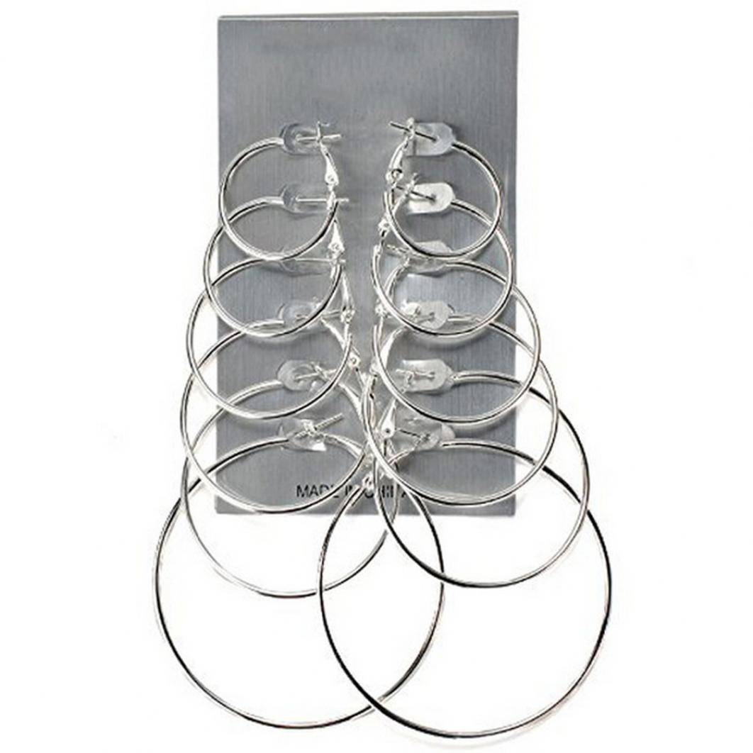 6 пар модных круглых обручов висячих сережек для женщин, знаменитостей, серьги, ювелирные изделия, подарок
6 пар модных круглых обручов висячих сережек для женщин, знаменитостей, серьги, ювелирные изделия, подарок