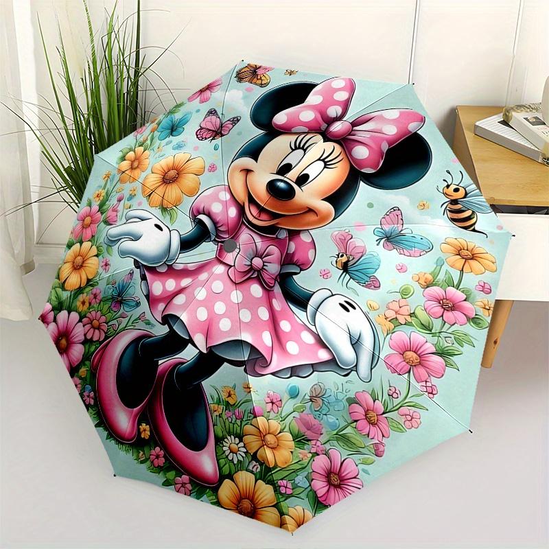 Minnie Mouse, Spring Flowers Automatic Opening and Closing Umbrella, Compact Travel Umbrella, Lightweight and Portable, Suitable for Beach C
Minnie Mouse, Spring Flowers Automatic Opening and Closing Umbrella, Compact Travel Umbrella, Lightweight and Portable, Suitable for Beach C