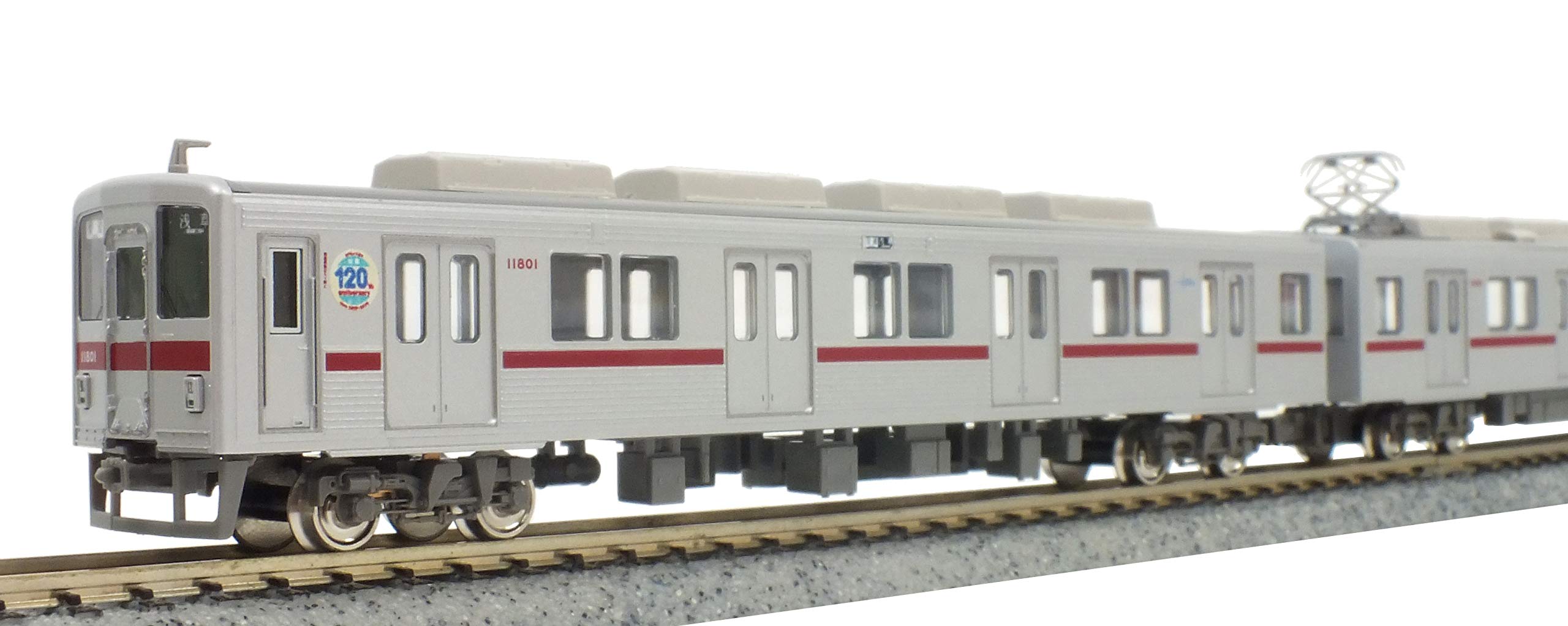 Greenmax N gauge Tobu 10000 series 11801 120th anniversary of opening sticker formation model electric train formation, Kita-SenjuKuki, included,
Greenmax N gauge Tobu 10000 series 11801 120th anniversary of opening sticker formation model electric train formation, Kita-SenjuKuki, included,