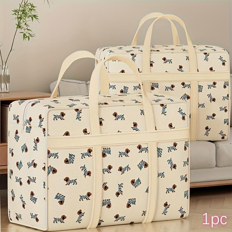 Large Capacity Foldable Luggage Organizer Bag with Cute Puppy Design - Durable Polyester, Space-Saving Travel & Moving Storage M
Large Capacity Foldable Luggage Organizer Bag with Cute Puppy Design - Durable Polyester, Space-Saving Travel & Moving Storage M