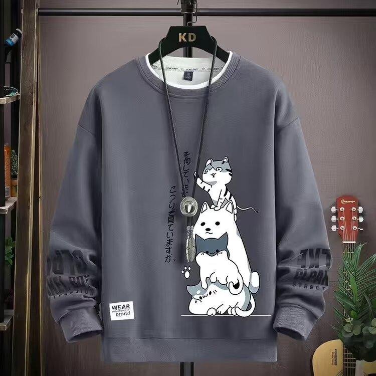 Round Neck Sweater Men s Autumn Thickened Long-sleeved Sweater Youth Inner Jacket XXXL сірий
Round Neck Sweater Men s Autumn Thickened Long-sleeved Sweater Youth Inner Jacket XXXL сірий