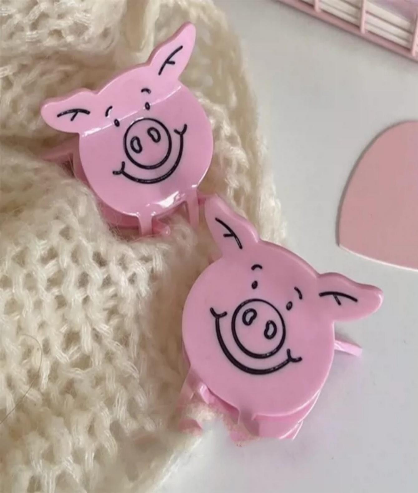 1 Flying small powder pig claw clip can be cute love personality sweet girl feeling back head half claw shark clip new Size fits all
1 Flying small powder pig claw clip can be cute love personality sweet girl feeling back head half claw shark clip new Size fits all