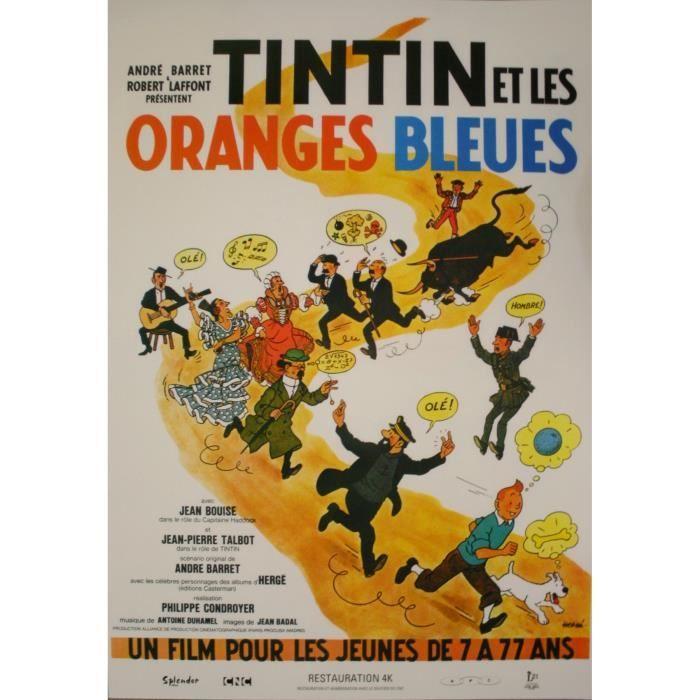 TINTIN ET LES ORANGES BLEUES Affiche Cinéma Originale ROULEE Petit format 53x40cm Movie Poster R2017
TINTIN ET LES ORANGES BLEUES Affiche Cinéma Originale ROULEE Petit format 53x40cm Movie Poster R2017