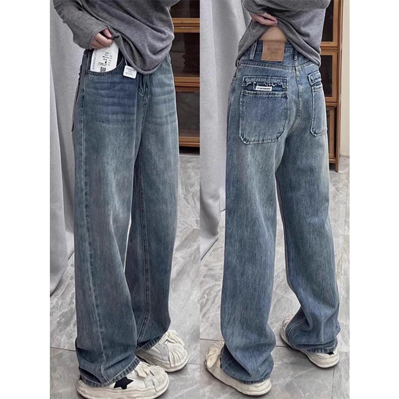 Women s Retro Blue High Waist Wide Leg Jeans for Autumn/Winter - Plus Size Slimming Straight Leg Pants for Pear Shapes M
Women s Retro Blue High Waist Wide Leg Jeans for Autumn/Winter - Plus Size Slimming Straight Leg Pants for Pear Shapes M