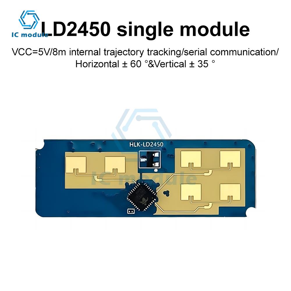 Hi-Link Hot Sale New Mini HLK-LD2450 24G Smart Home Motion Target Tracking Radar Sensor Module Test Distance Angle Speed
Hi-Link Hot Sale New Mini HLK-LD2450 24G Smart Home Motion Target Tracking Radar Sensor Module Test Distance Angle Speed