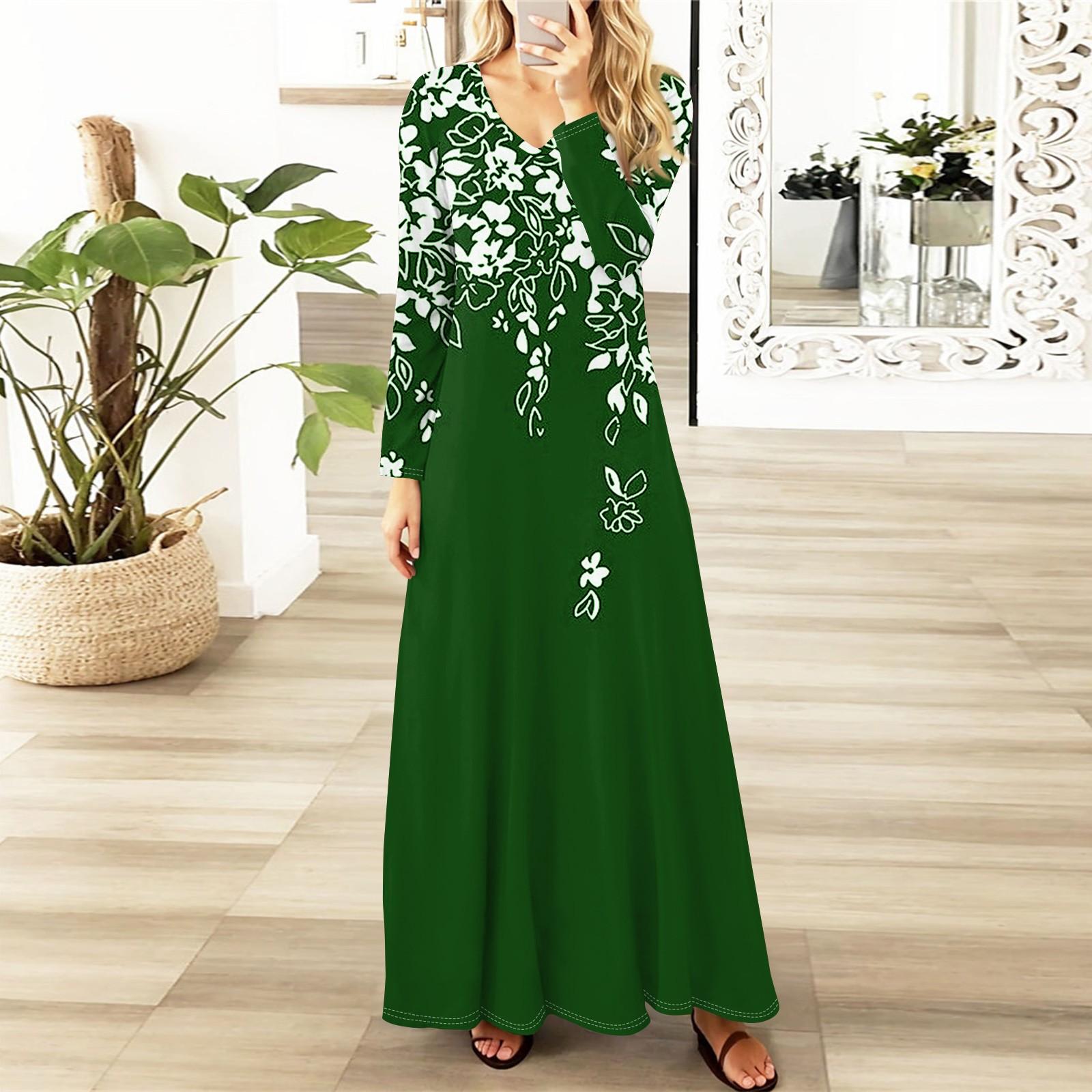 Женские повседневные модные длинные платья с графическим принтом и длинным рукавом, осень XXXL зелёный
Женские повседневные модные длинные платья с графическим принтом и длинным рукавом, осень XXXL зелёный