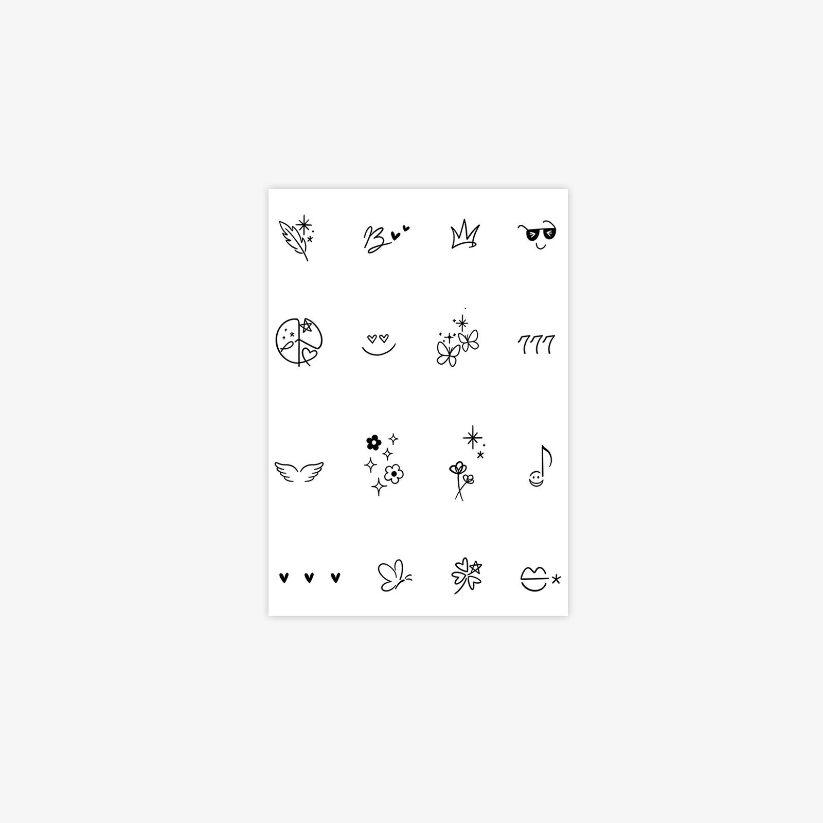 Small Pattern Simple Finger Tattoo Sticker High Sense Babes Simple Personality Tattoo Sticker 7*10
Small Pattern Simple Finger Tattoo Sticker High Sense Babes Simple Personality Tattoo Sticker 7*10