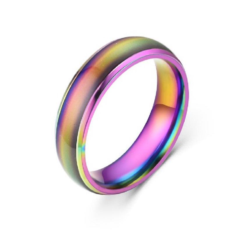 Temperature-Sensitive Color-Changing Stainless Steel Couple Ring Set - Popular Unisex Fashion Accessory Size 6
Temperature-Sensitive Color-Changing Stainless Steel Couple Ring Set - Popular Unisex Fashion Accessory Size 6